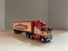 New ListingMatchbox Freightliner Cabover with van trailer Budweiser