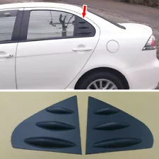 Glossy Black Window Deflector Side Cover Fins for MITSUBISHI Lancer Fortis Sales (For: 2008 Mitsubishi Lancer)