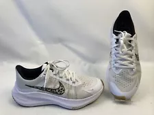 Nike 2021 Woman's Shoes White Black Leopard Winflo 8 PRM DA3056-100 SZ 6.5 EUC