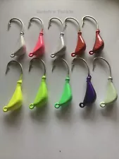 Jig Heads,saltwater and freshwater lures Baits,jig heads,Flounder,striper,taug