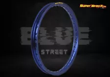 Super Drag Rim Street 1.40-17 (Blue) For Motorcycles that use wire spoke