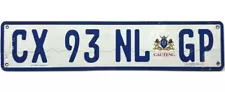 *99 CENT SALE* 2011 Series Gauteng South Africa License Plate #CX93NL No Reserve