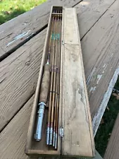 Craftsman bamboo fly Rod set W/ 3 tips Japan VERY NICE CONDITION VINTAGE CLEAN