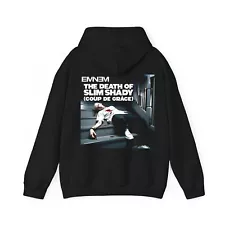 Eminem The Death of Slim Shady print on the back S-5XL Hoodie NW02_47