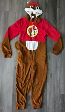 Bucees Buc-ee's MASCOT 1-Piece Costume Pajamas Youth Medium Hooded BUC0006 2021