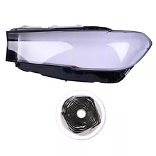 Left Headlight Lens Cover Fit BMW 5 Series G30 520i 530i 540i 550i 2019-2022