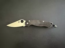 New ListingCUSTOM Spyderco Paramilitary 2 - CRU-WEAR MICARTA