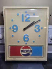 Vintage Pepsi Hanging Wall Clock (Read Description)