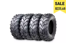 WANDA ATV Tires 25x8-12 25x8x12 Front 25x10-12 25x10x12 Rear 6PR Mud Tires [4PC]