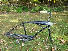 Vintage Super Deluxe Hot Rod Bicycle Frame ,tank Original