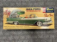 + Revell 1959 Ford Fairlane 500 Skyliner w/ Retractable Top Plastic Kit H-1227