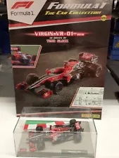 F1 car collection #120 Timo Glock Virgin VR-01 2010 With Magazine