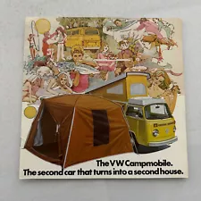 1974 Volkswagen VW Campmobile Camper Van Bus Sales Brochure Catalog