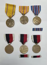 US Army WWII Campaign & Service Medal Grouping #2