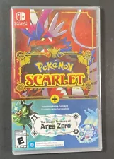 Pokemon Scarlet + The Hidden Treasure of Area Zero (Nintendo Switch) NEW