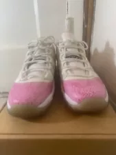 Nike Air Jordan ZOODOC Pink and White Snakeskin Women Sneakers, US Size 6.5,