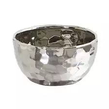 8.75" Designer Silver Bowl Silver 8.75"