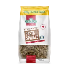 Orgran Gluten Free Pasta Buckwheat Spirals 350g (Pack of 5)