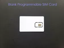 Blank Programmable SIM Cards