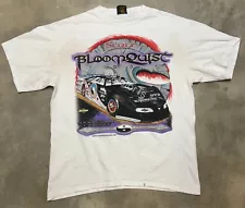 Rare! Vintage 1998 Scott Bloomquist “Glow In The Dark” Dirt Late Model Tee - XL