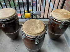 3 Handmade Wood Congas for Sale - $1500.00