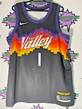 DEVIN BOOKER PHOENIX SUNS NIKE SWINGMAN JERSEY 52 XL NWOT THE VALLEY BLACK