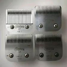 Lot of 4 OSTER 76 Clipper Blades 1" 1 1.5" 2" Barber Hair Fade