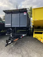 2023 Down2Earth 6’x12’ Dumpster Trailer 4’ Side 10k GVWR W/ramps - South Florida