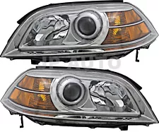 For 2004-2006 Acura MDX Headlight Halogen Set Driver and Passenger Side (For: 2004 Acura MDX)