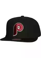 MENS MITCHELL & NESS MLB TEAM CLASSIC SNAPBACK COOP PHILLIES - BLACK