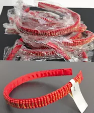 Liquidation NEW Lot of 30 Red Target Hair Band Headbands Orig Retail $299