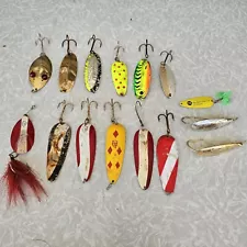 Vintage Spoon Fishing Lures - Dare Devil, Johnson's, William's