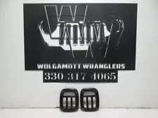 97-06 Jeep Wrangler YJ TJ LJ Rear Tail Light Lens Guard Armor Black Plastic NM18