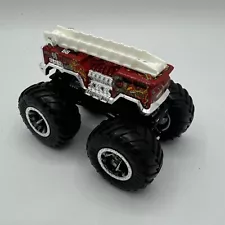 NEW 2024 Hot Wheels Diecast Monster Trucks Live 3/8 Red 5 Alarm Fire Truck 1/64