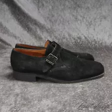 #1 MENSWEAR JM Weston France Black Suede 501-531 Monk Strap 114376 Shoes 8 C #7