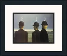 Rene Magritte Le Chef D'Oeuvre Ou Les Mysteries De L'Horizon Custom Frame Print