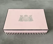 JUICY COUTURE Handbag Storage BOX Closet Organizer 12” x 8 1/2” x 3" Y2K