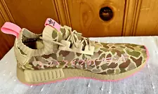 Adidas NMD R1 Primeknit Duck Camo Pink Men's Size 12.5