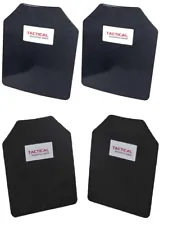 Tactical Scorpion Level III AR500 Body Armor Plates Two 10 x 12 + Trauma Pads