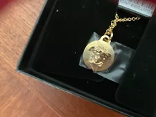 Authentic Versace Medusa Gold Chain Pendant (new in box)