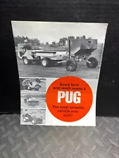 ORIGINAL VINTAGE SALES BROCHURE PUG ATV & UV FOR EVERY FARM AND RANCH