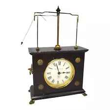 Jerome Horolovar Flying Pendulum Desk Clock Wind Up Mechanical Novelty