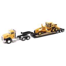 HO 1:87 Diecast Masters 84414 Cat CT 600 Day Cab Tractor w/Lowboy trailer/163H M