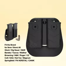 Mag Pouch 9mm For CZ P09 P07 CZ75 SP-01 P10C Springfield XD XDM XDM-9 XD-9 Mod 2