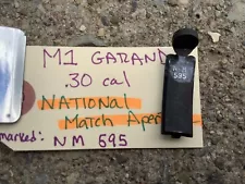 M1 Garand National Match Aperature Rear sight NOS EGAR-22