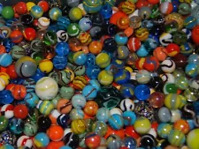 Bulk Lot Two Pounds+ Mega Marbles: Premium Hand Select Marbles L9