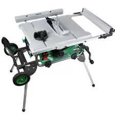 Metabo HPT C10RJSM 15 Amp 10 in. Corded Table Saw with Fold and Roll Stand New