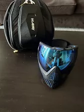 Dye I5 Mask - Black/ Blue With HK Army Goggle Case