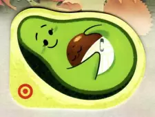 TARGET Avocado Mother and Baby 2018 Die-Cut Gift Card ( $0 )