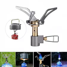 Mini Ultralight Titanium Camping Cook Burner Gas Stove For Brs-3000t Folding